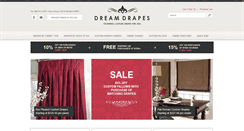 Desktop Screenshot of dreamdrapes.com